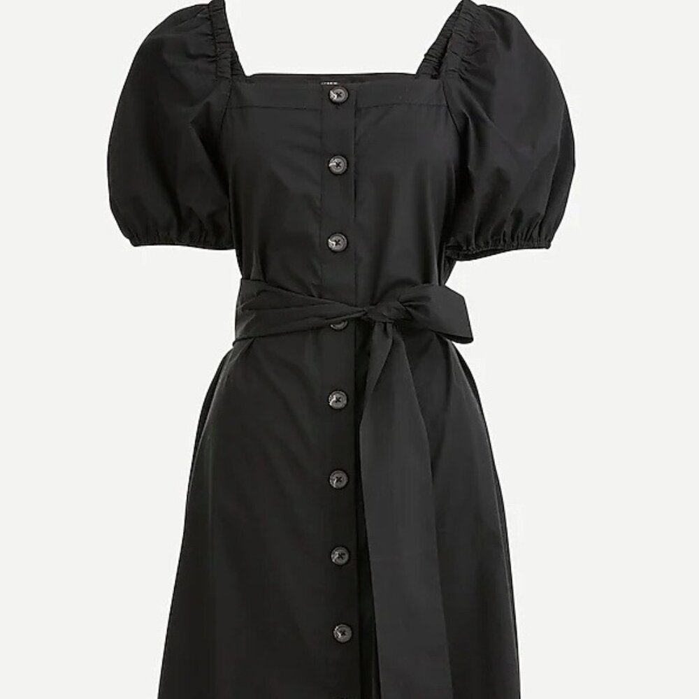 J. Crew Black Cottage dress size small